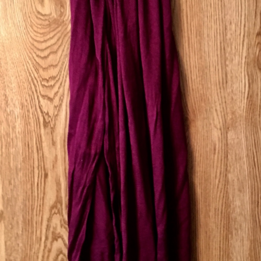 Shawl Burgundy 27" x 66" Flows so Softly